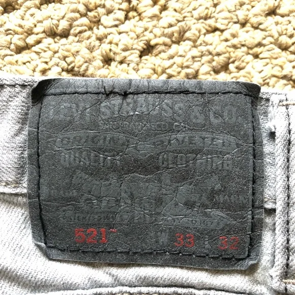Levi’s 521 jeans 33x32 - Picture 4 of 5